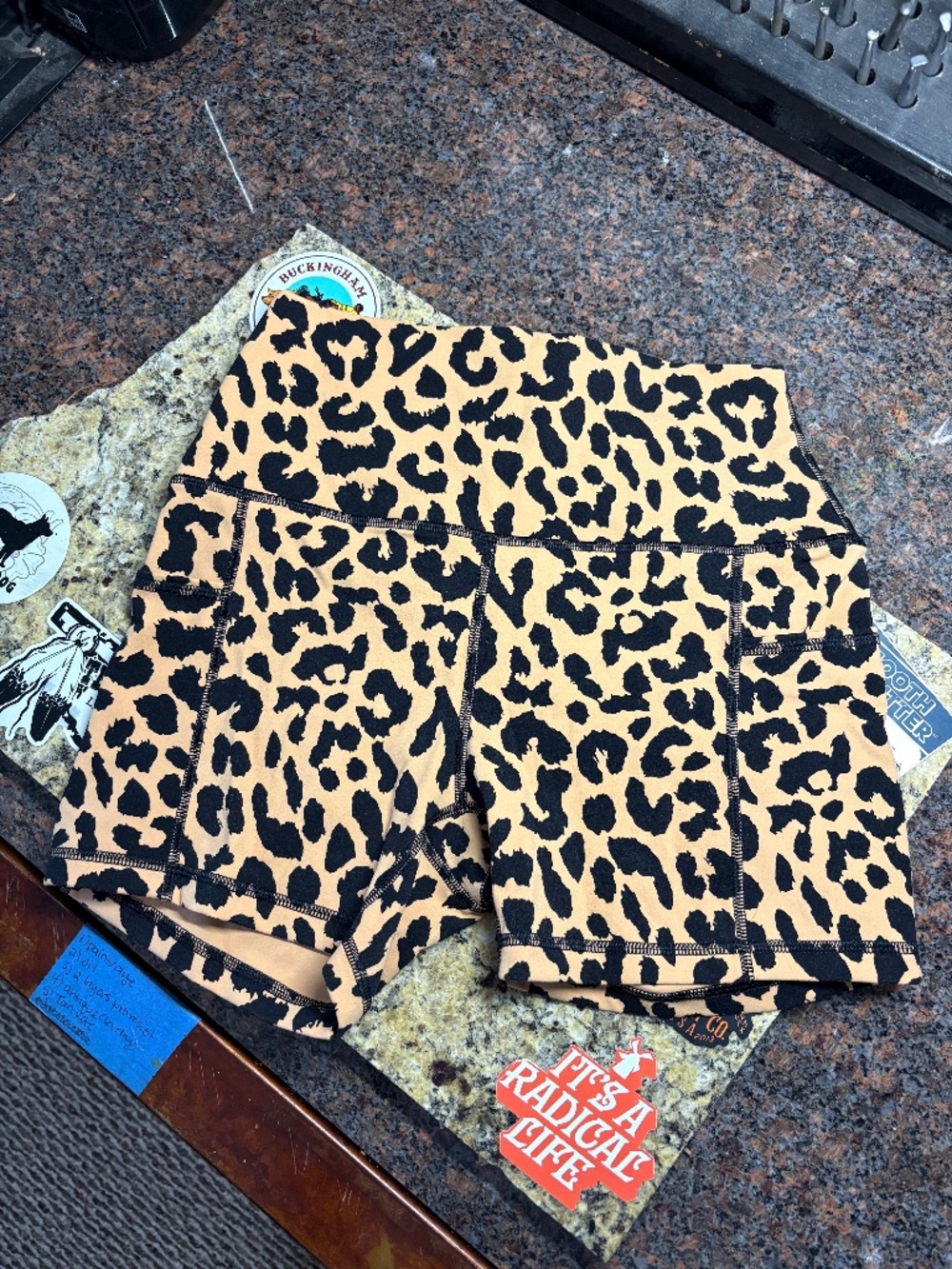 HeyNuts Leopard Women’s Workout Shorts